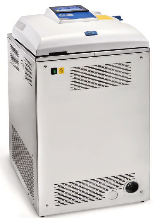 Autoclave vertical Autester ST DRY-S en acier inoxydable avec écran tactile.